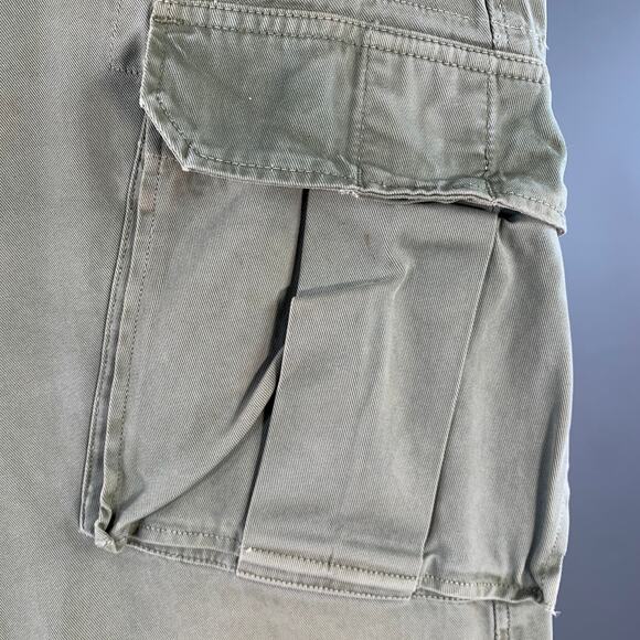DEPARTMENT FIVE Size 34 Olive Cotton Cargo Jeans - Picture 5 of 8